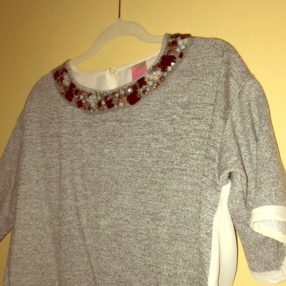 Go Make Noise jeweled top